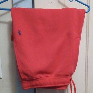 Polo By Ralph Lauren Double Knit XXL Salmon Color With Navy Pony Shorts Prestine